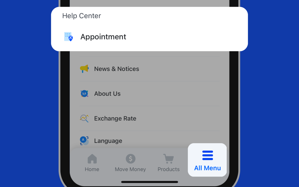 Image of 'Help Center - Appointment'